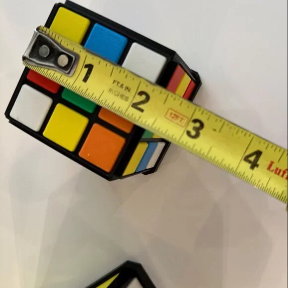 3D Printed Puzzle Cube Stash Box D&D Gift Set Solved & Unsolved 2" & 3" - Picture 5 of 11